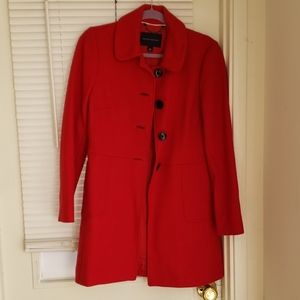 Classic statement Red peacoat